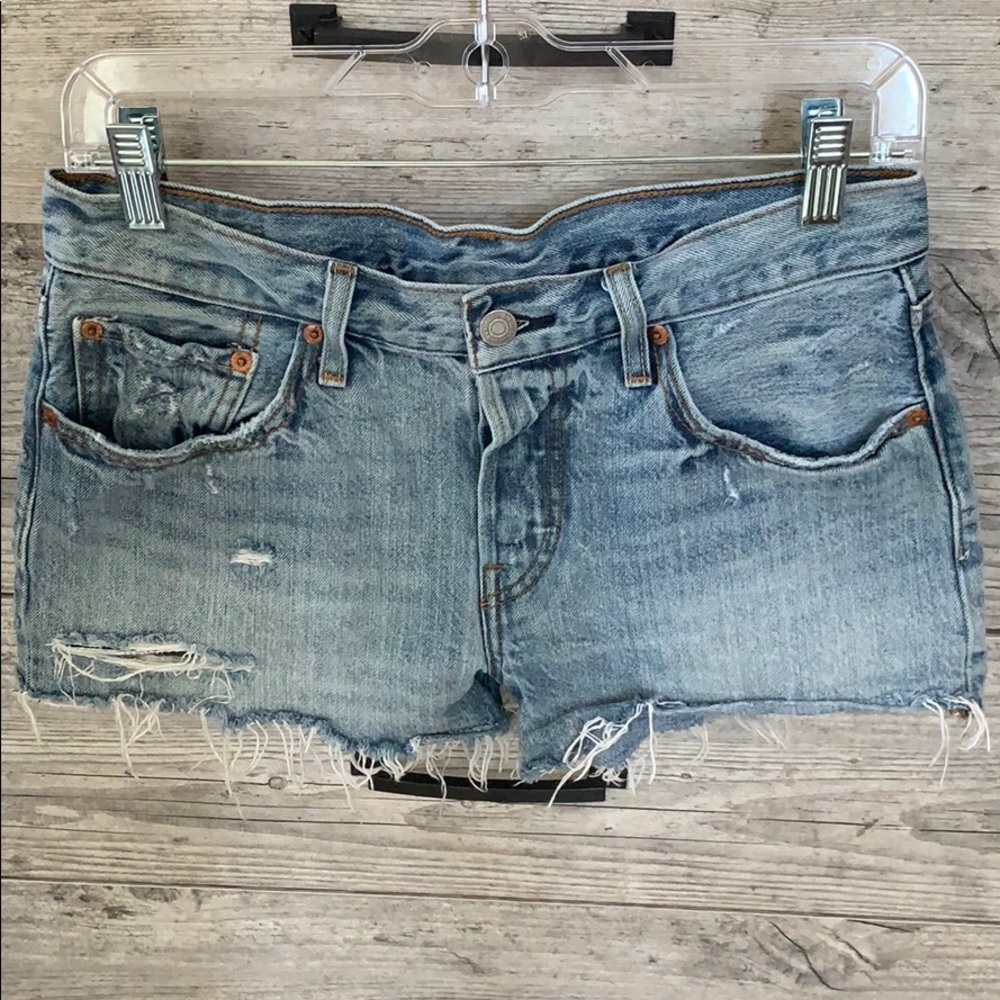 Levis 501 denim shorts